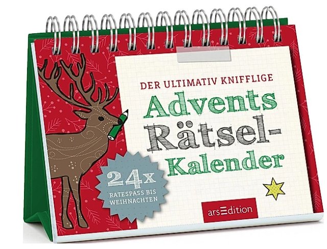 Advents Rätselkalender ars dition