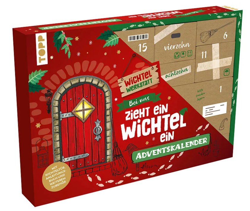 Adventskalender - Bei uns zieht ein Wichtel ein! topp