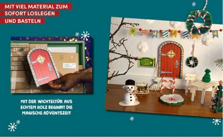 Adventskalender - Bei uns zieht ein Wichtel ein! topp