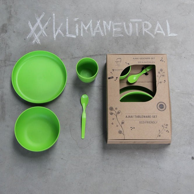 Ajaa Geschirrset 4-Teilig (diverse Farben) Lime ajaa