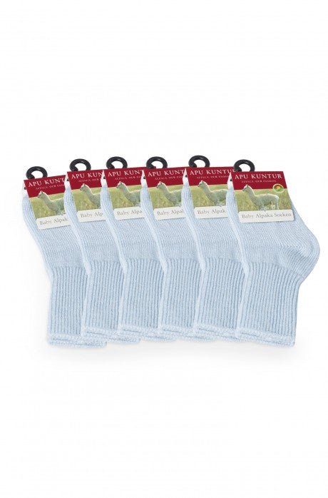 Alpaka Socken - blau - Familienbande