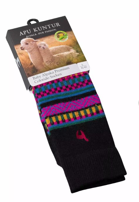 Alpaka Socken Erwachsene - COLORIDO - Familienbande