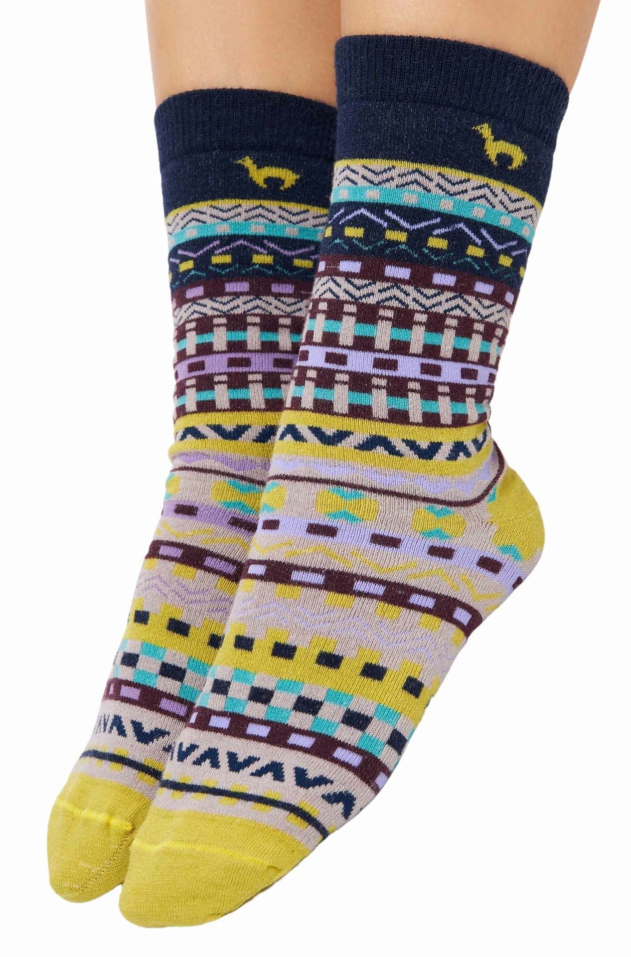 Alpaka Socken Erwachsene - DILAYA Apu Kuntur