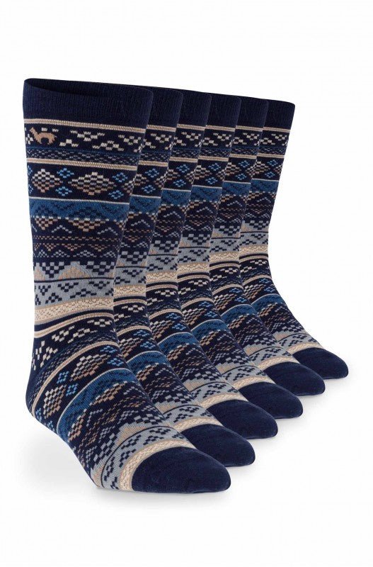 Alpaka Socken Erwachsene - Inka blau Apu Kuntur