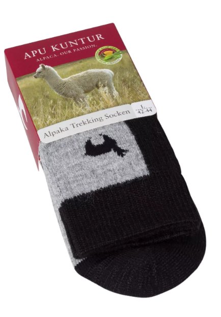 Alpaka Trekking-Socken Erwachsene, Gr. 39-41 - Familienbande