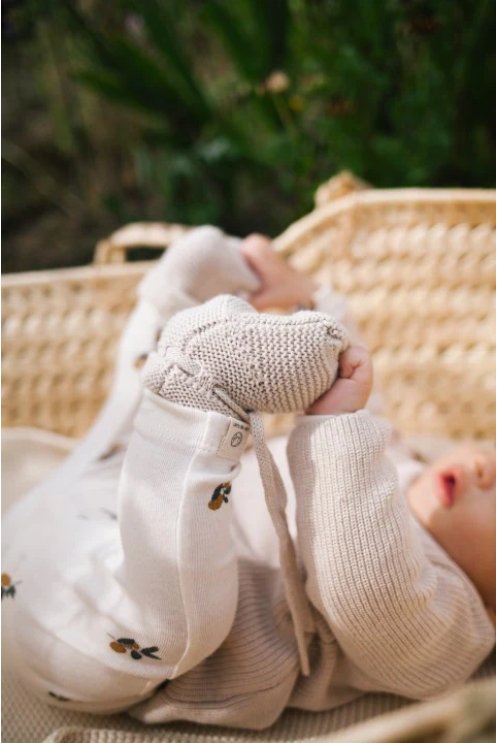 Babyface Langarmbody - Sand babyface