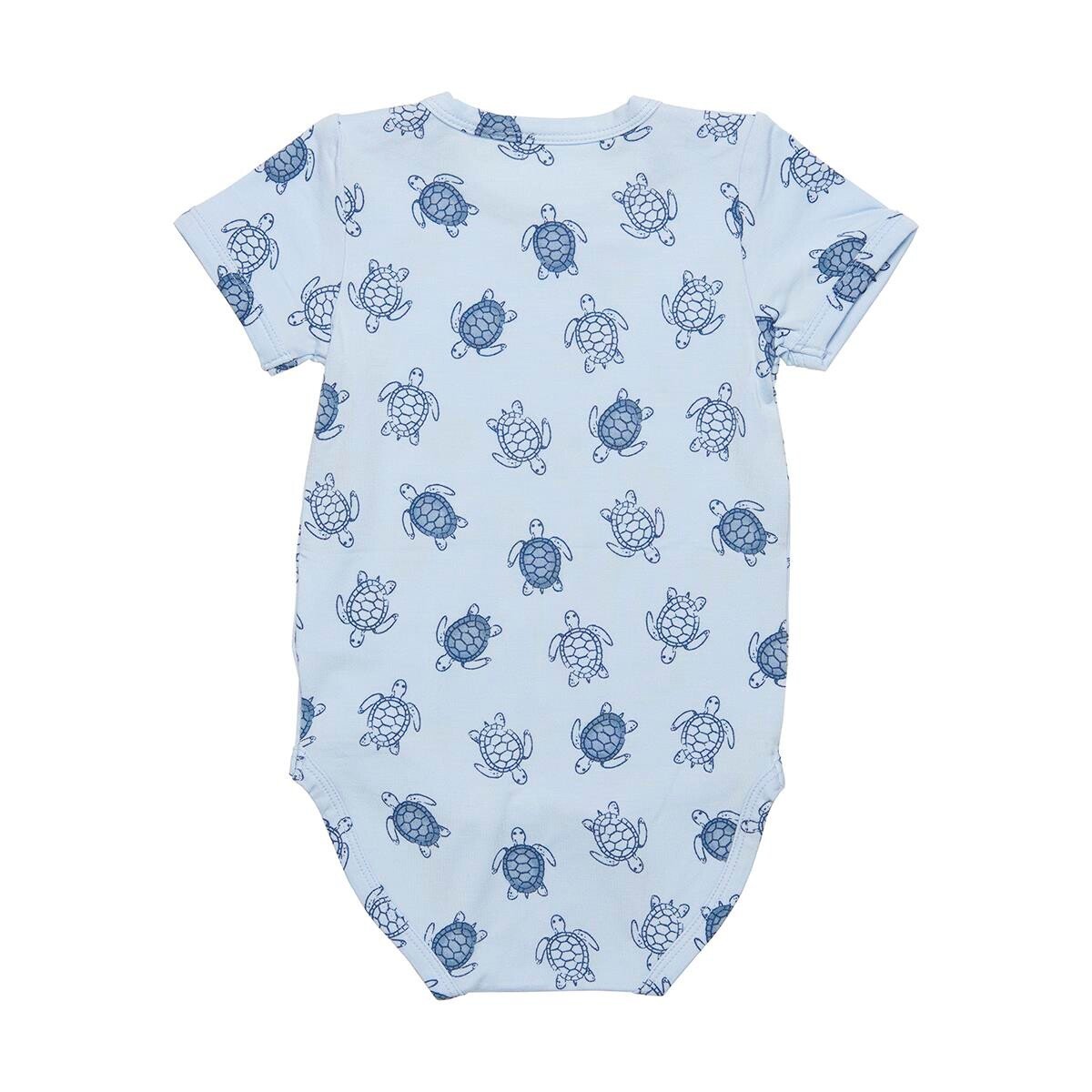 Bambus Body kurzarm Minymo - Schildkröte Icewater Minymo