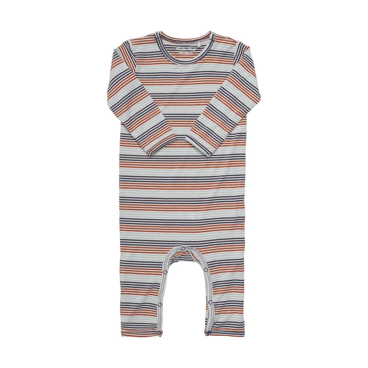 Bambus Jumpsuit / Pyjama Minymo - Streifen - Familienbande