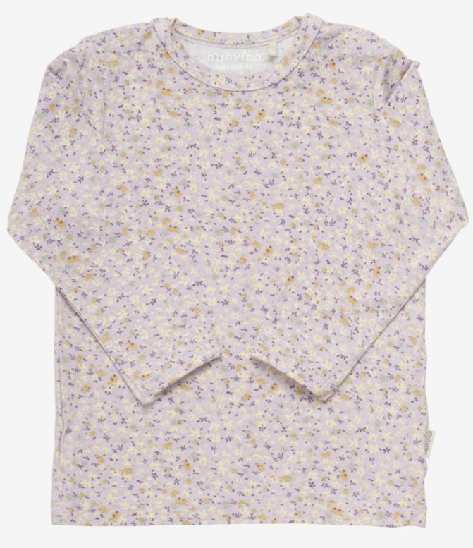 Bambus Shirt langarm Minymo - Misty Lilac Minymo