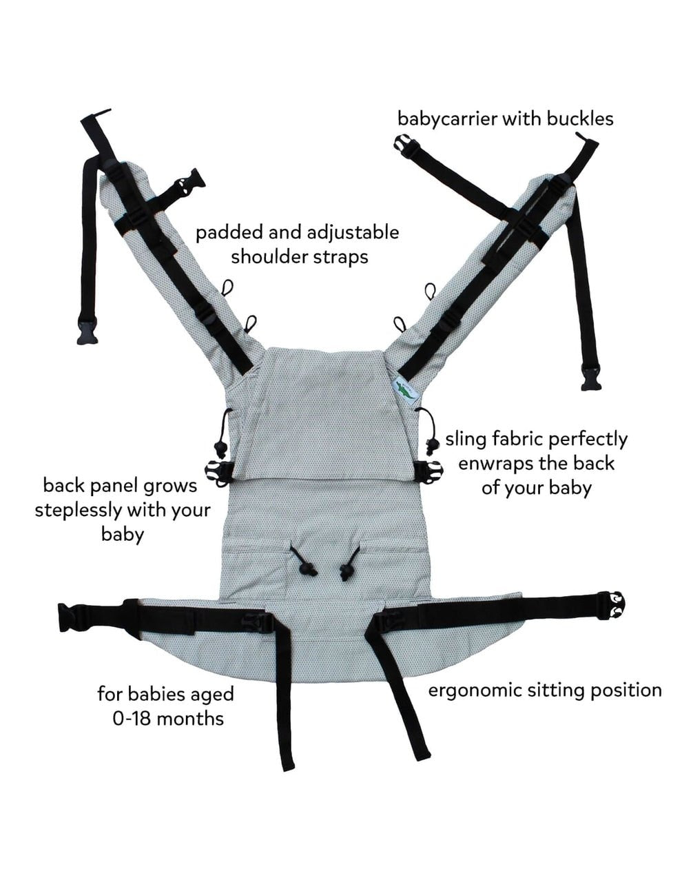 Buzzidil Babytrage I Anthony - Baby Size Buzzidil