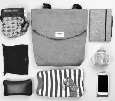 Buzzidil Manypack - Rucksack - 4in1 Tasche - Diamond Dust Argento Buzzidil