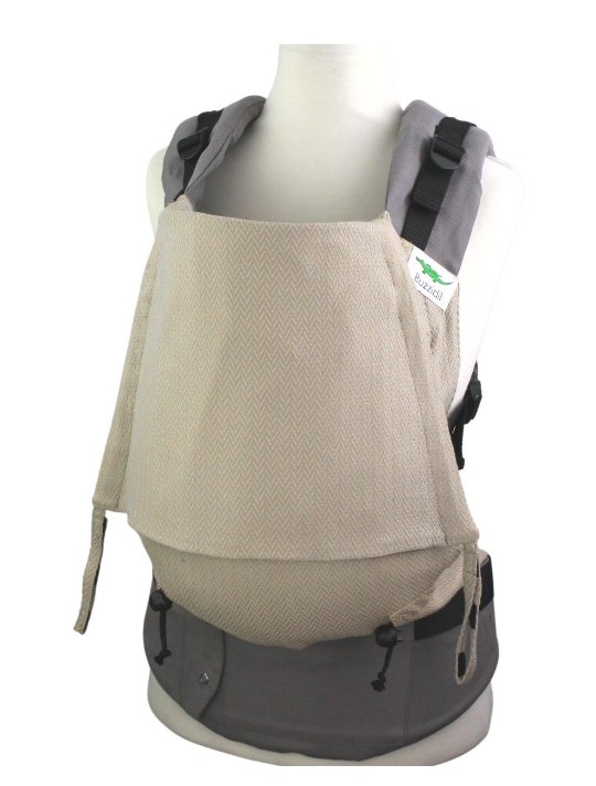 Buzzidil Preschooler Herringbonde Greige| Fullbuckle Kindertrage & Wandertrage (92-116) Buzzidil