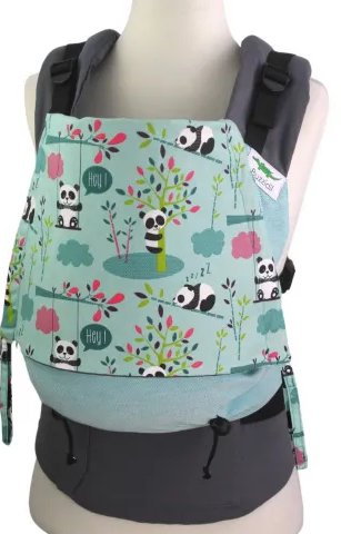 Buzzidil Preschooler Panda Mint | Fullbuckle Kindertrage & Wandertrage (92-116) Buzzidil