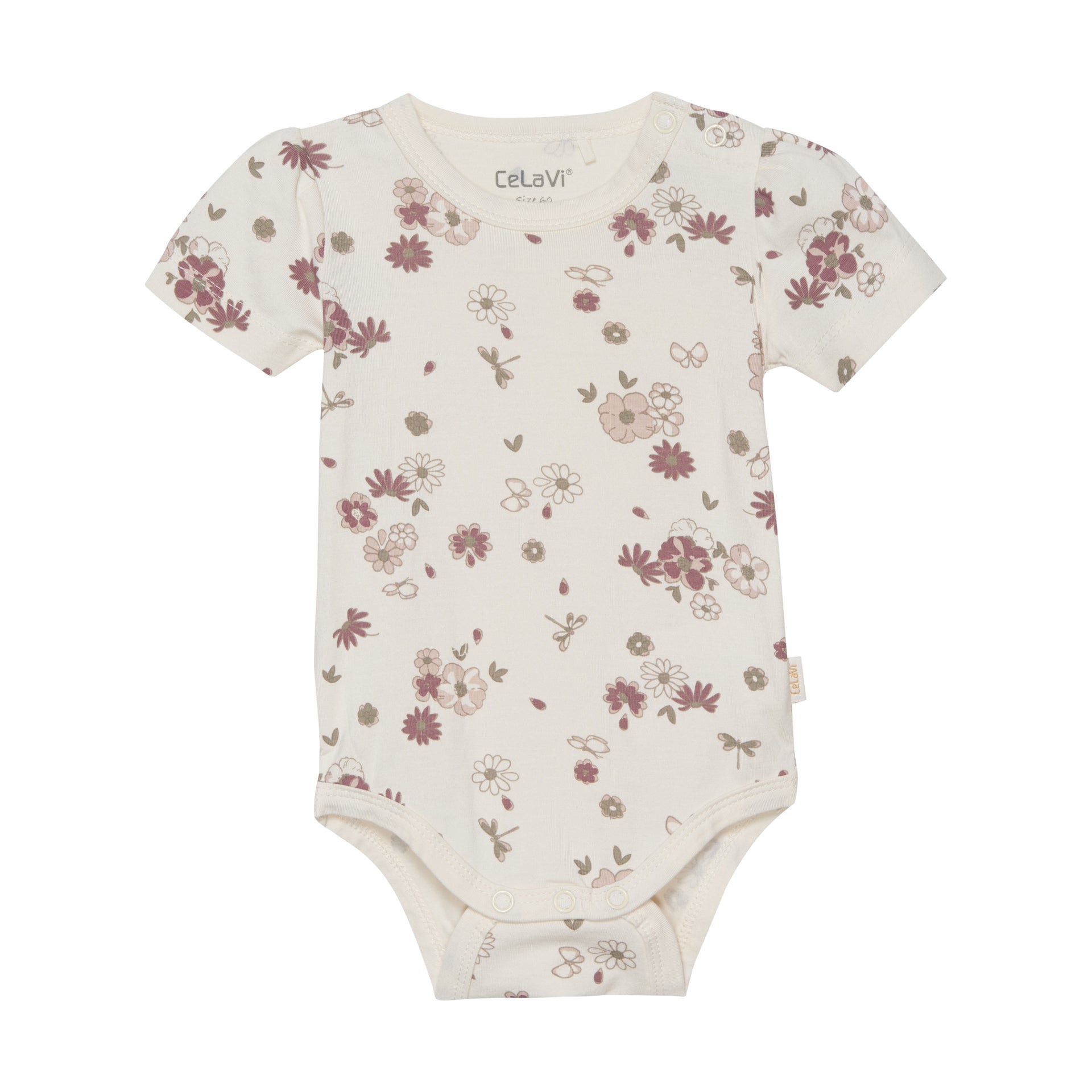 CeLaVi Body kurzarm Bambusviskose/Baumwolle - Rose Cloud CeLaVi