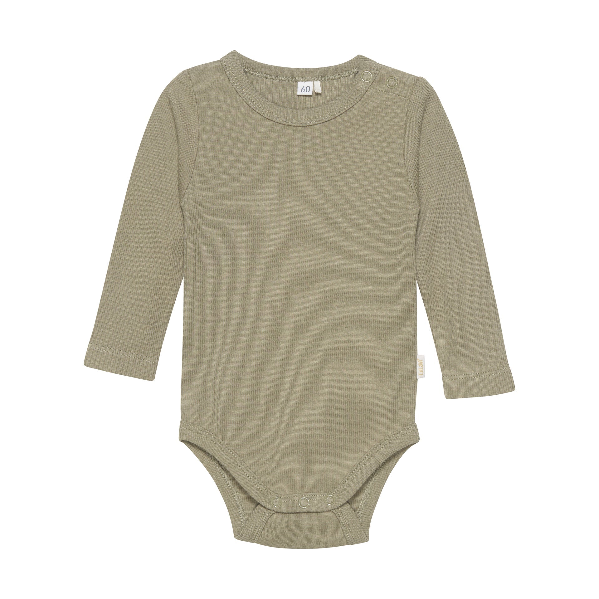 CeLaVi Langarm Body Bambusviskose/Baumwolle - Aloe CeLaVi