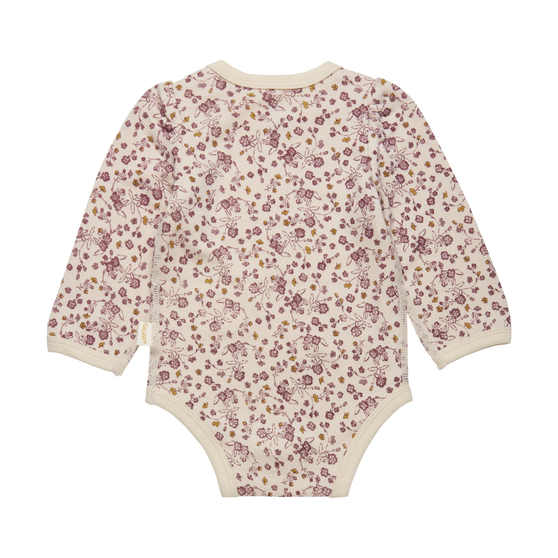 CeLaVi Langarm-Body Wolle/Bambusviskose - Blumen CeLaVi