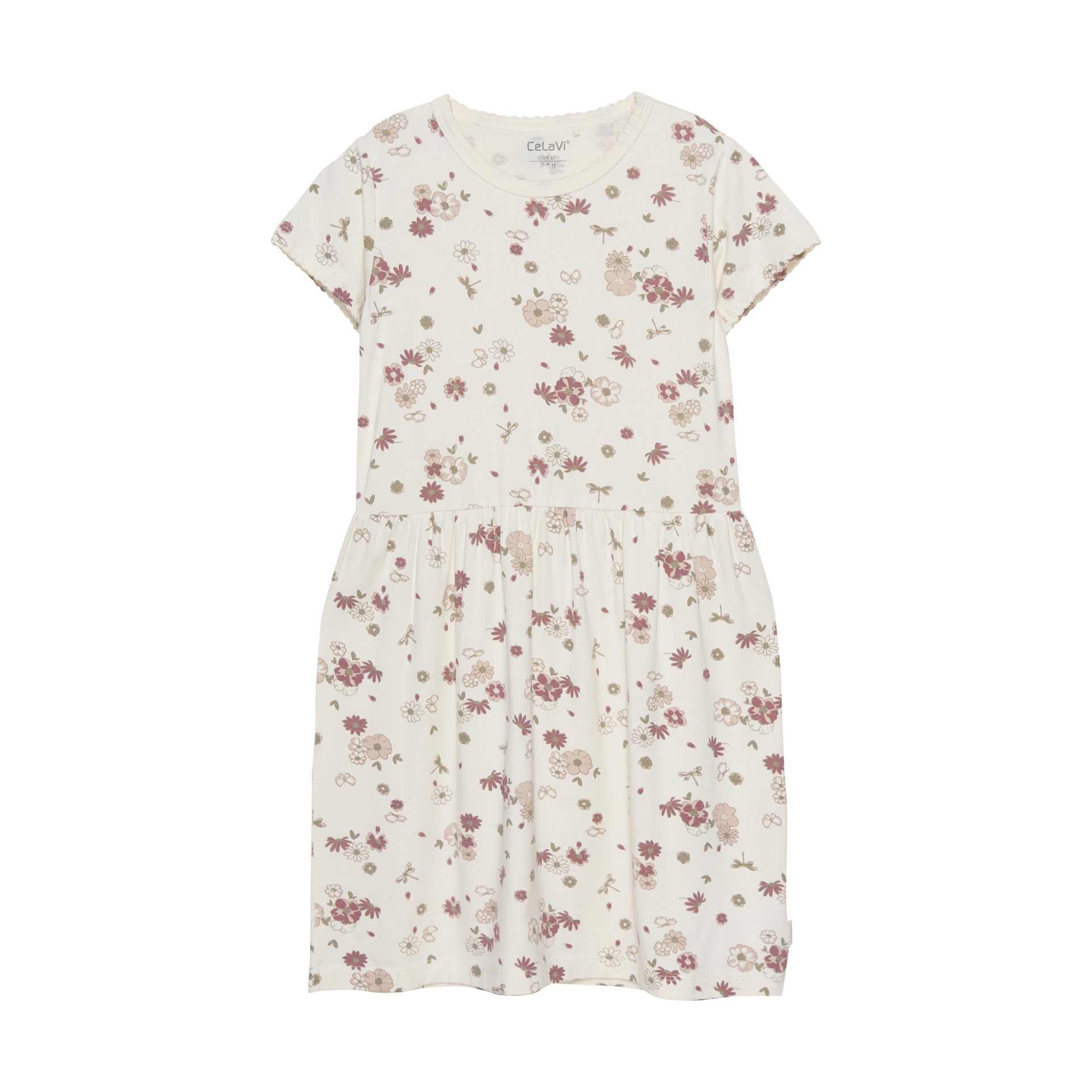 CeLaVi Nachthemd Bambusviskose/Baumwolle - Rose Cloud Familienbande