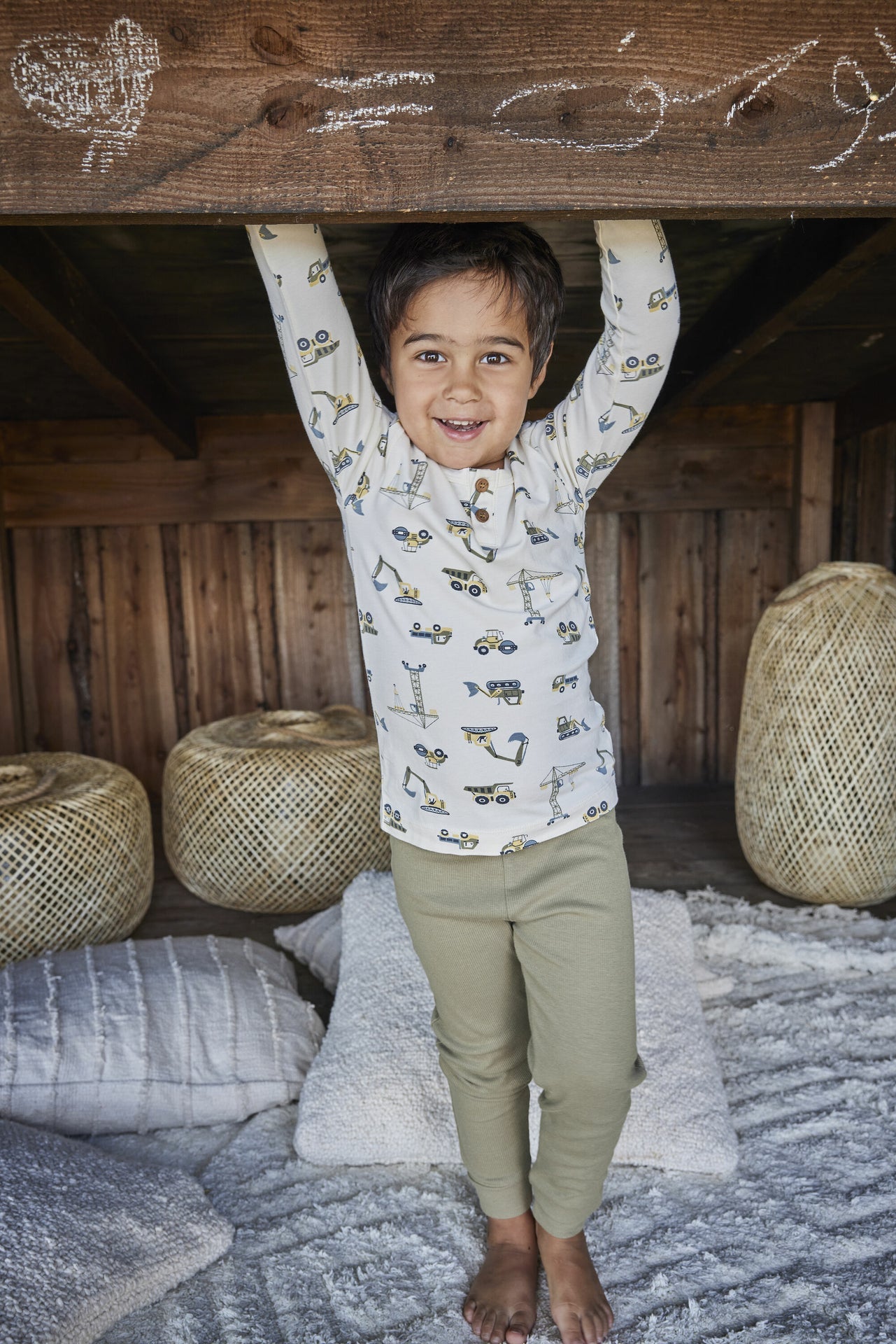 CeLaVi Pyjama Bambusviskose/Baumwolle - Aloe Familienbande