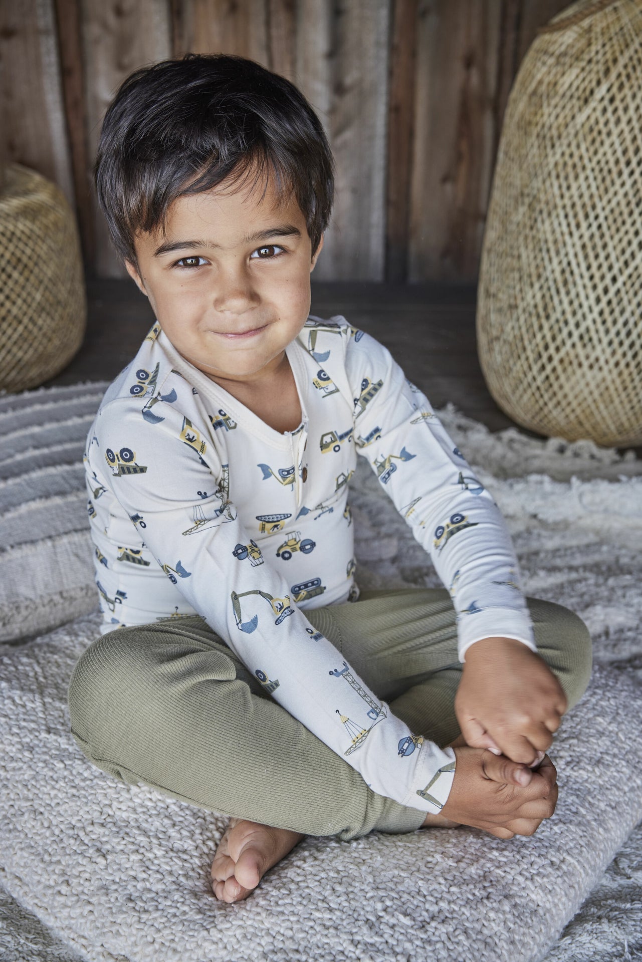 CeLaVi Pyjama Bambusviskose/Baumwolle - Aloe Familienbande
