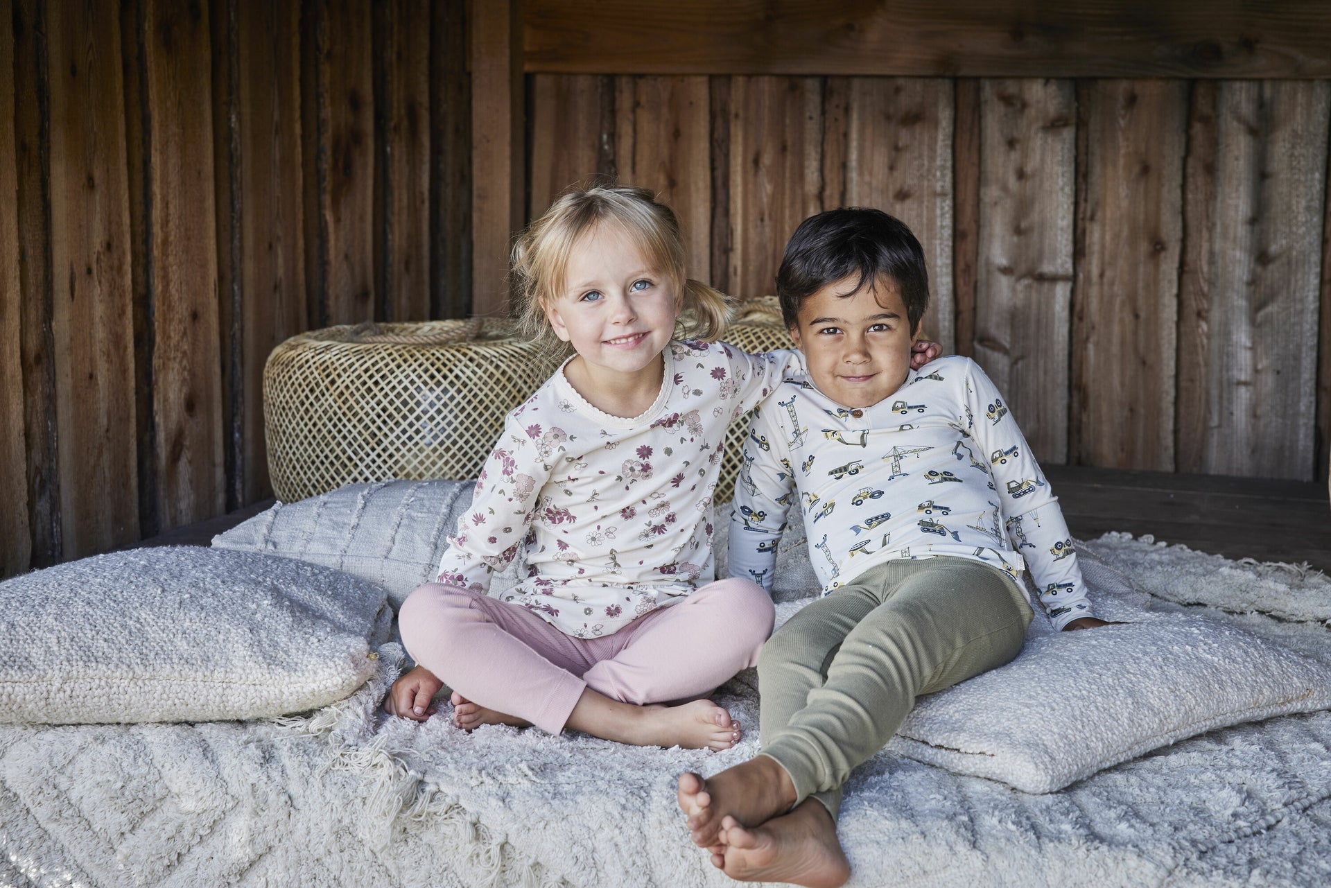 CeLaVi Pyjama Bambusviskose/Baumwolle - Aloe Familienbande