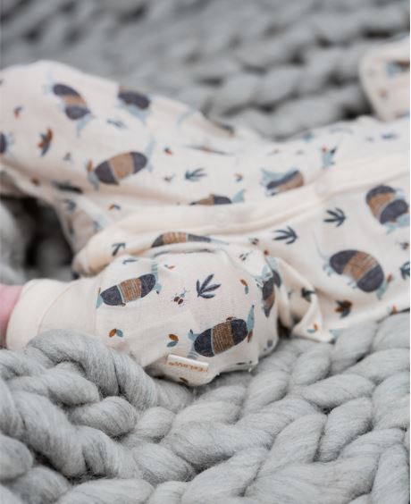 CeLaVi Sommer Pyjama Wolle/Bambusviskose - Gürteltier CeLaVi