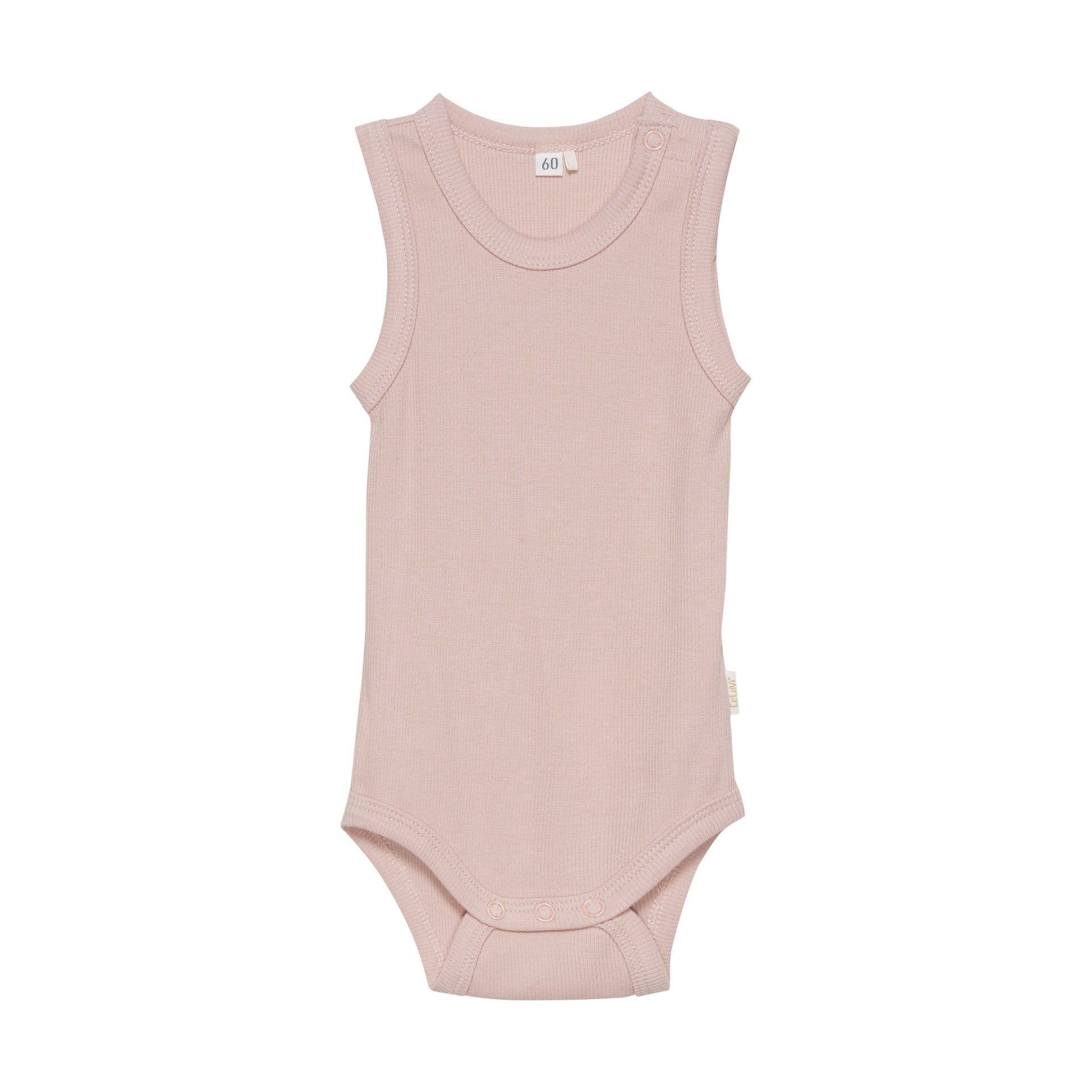 CeLaVi Sommer Ripp-Trägerbody Bambusviskose/Baumwolle - Rose Cloud CeLaVi
