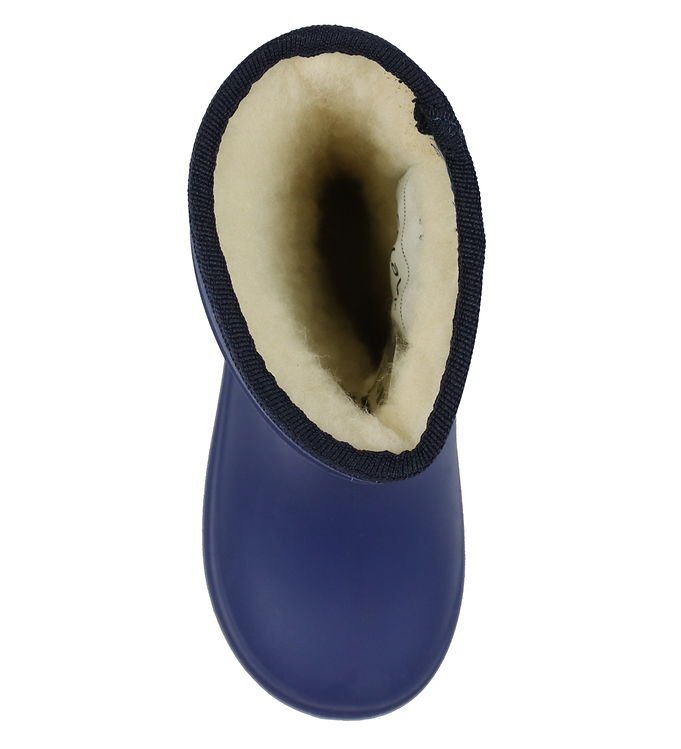 Celavi weiche Thermo Winter Gummistiefel mit Wollfutter - dunkelblau CeLaVi