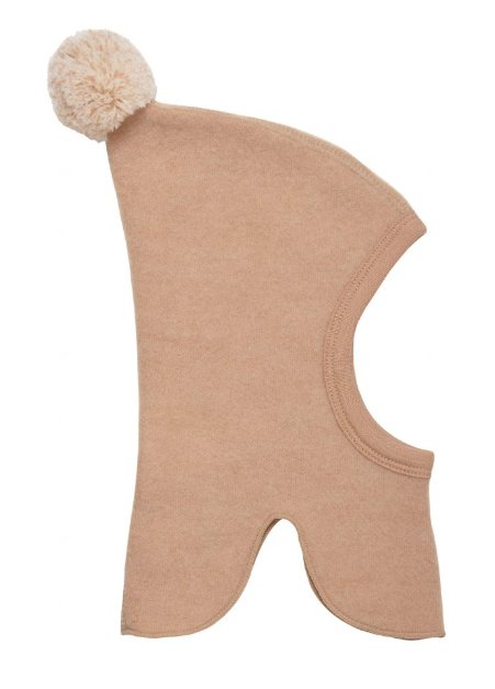 CeLaVi Woll Schlupfmütze Bommel - Macaroon CeLaVi