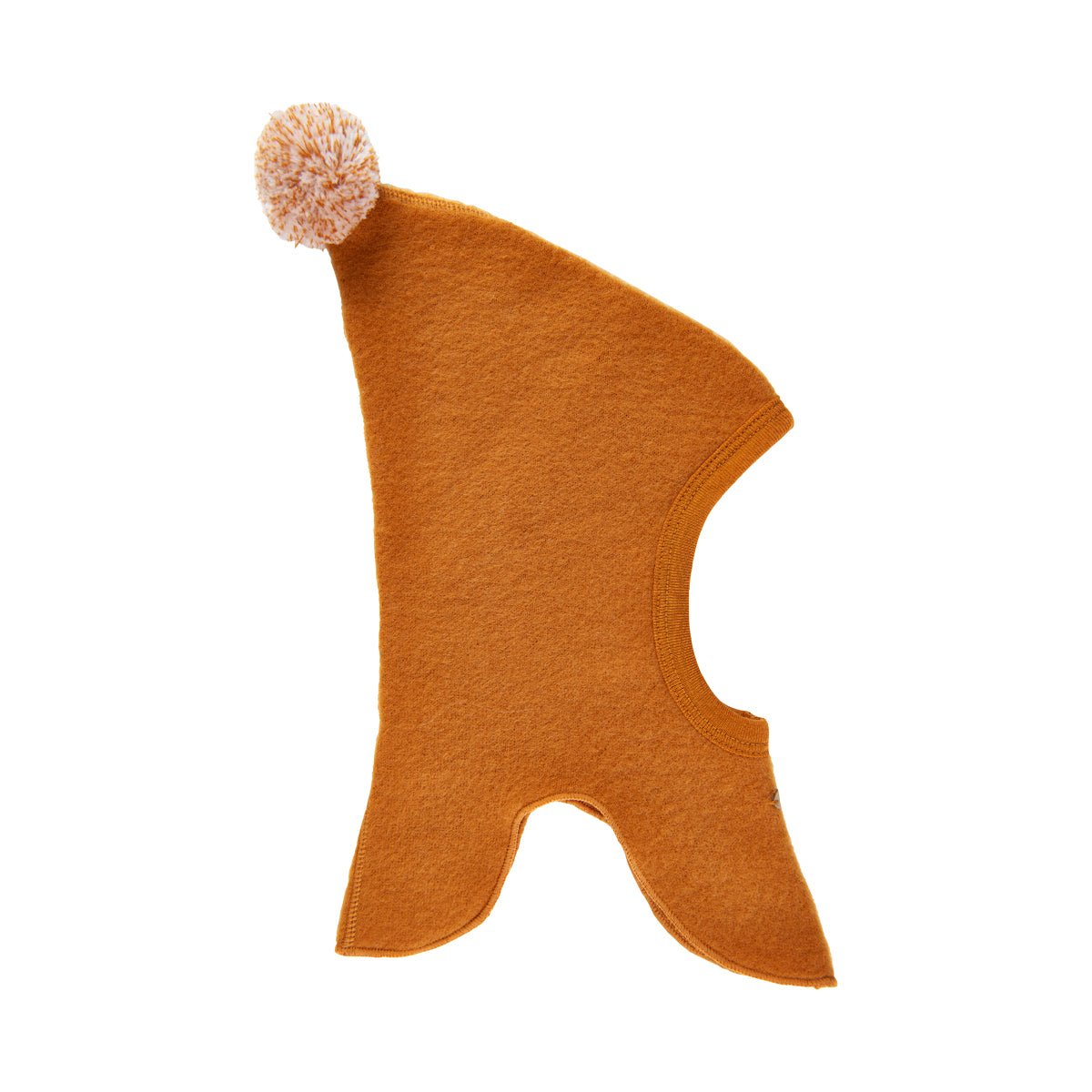 CeLaVi Woll Schlupfmütze Pumpkin Spice Bommel CeLaVi