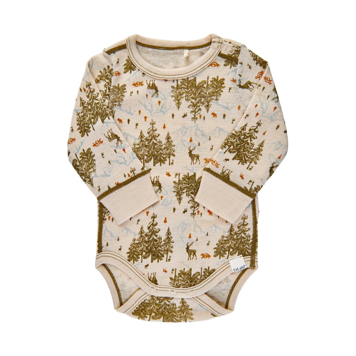 CeLaVi Wollbody olive muster CeLaVi