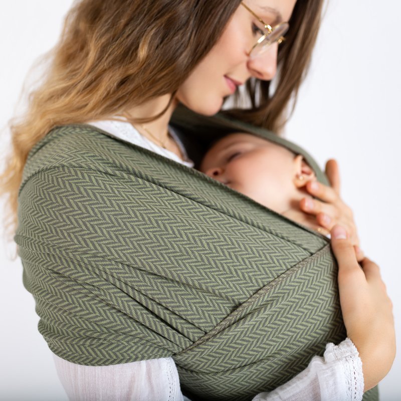 cocoome elastisches Tragtuch Oliv (Levi) cocoome