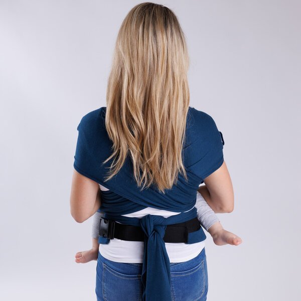 COCOOME® HELIUM - elastische Babytrage Wrapconversion - petrol cocoome