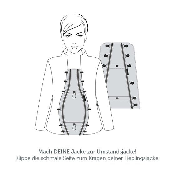 cocoome Jackenerweiterung gray (grau) cocoome