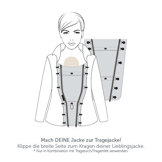 cocoome Jackenerweiterung Mocca (braun) cocoome