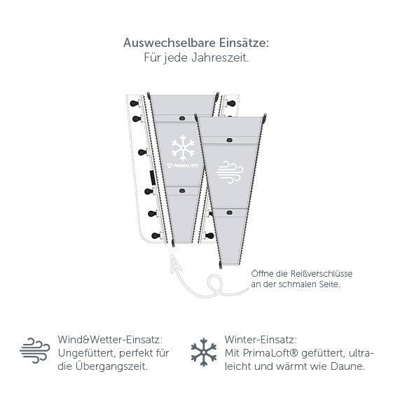 cocoome Jackenerweiterung schwarz cocoome