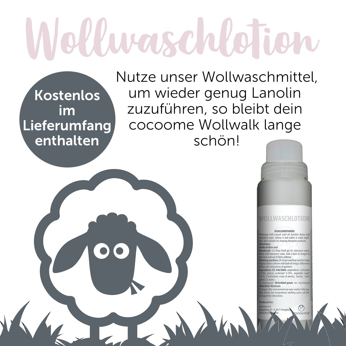 Cocoome Wollwalk-Overall - sand cocoome