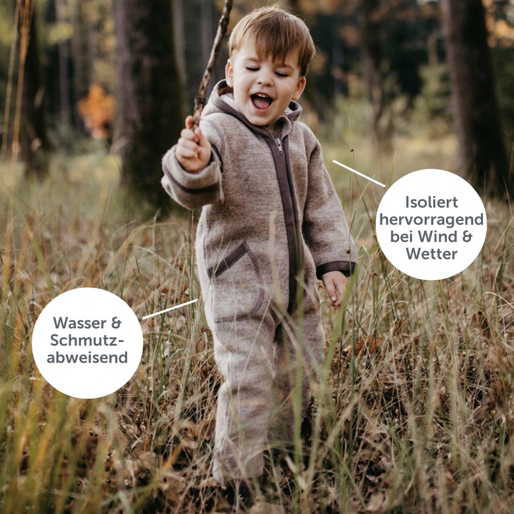 Cocoome Wollwalk-Overall - sand cocoome