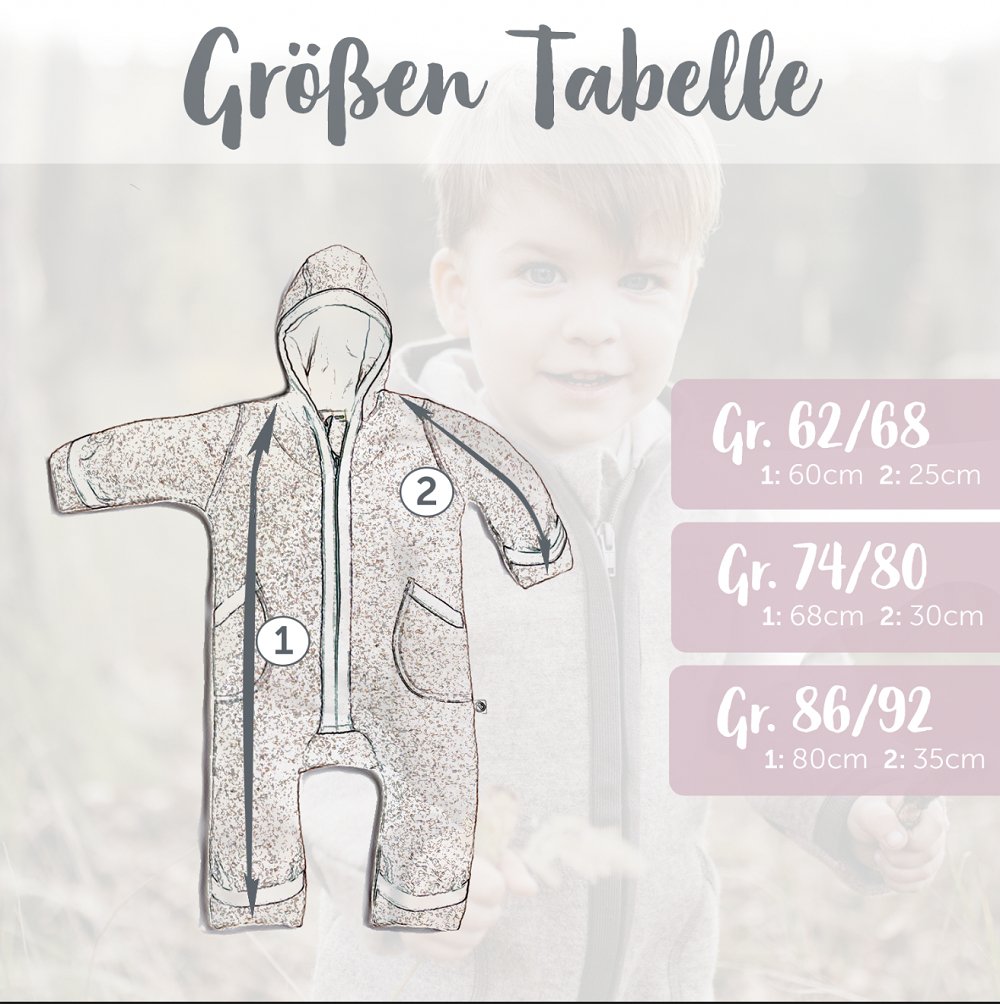 Cocoome Wollwalk-Overall - sand cocoome