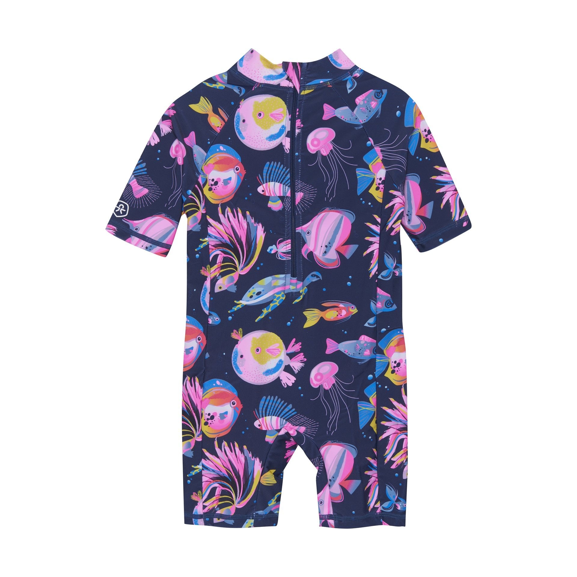 Color Kids Bade Jumpsuit - Diva Pink Color Kids