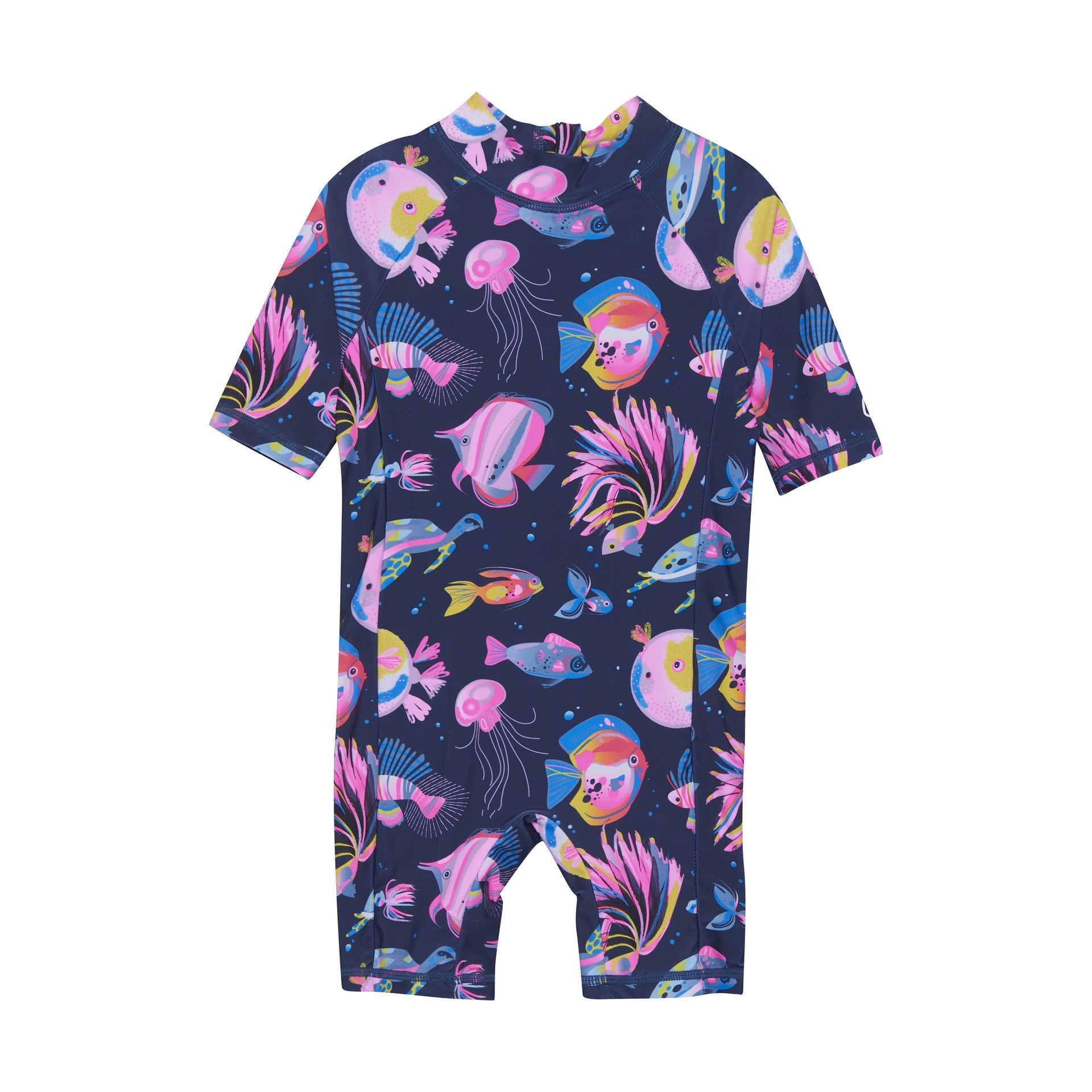 Color Kids Bade Jumpsuit - Diva Pink Color Kids