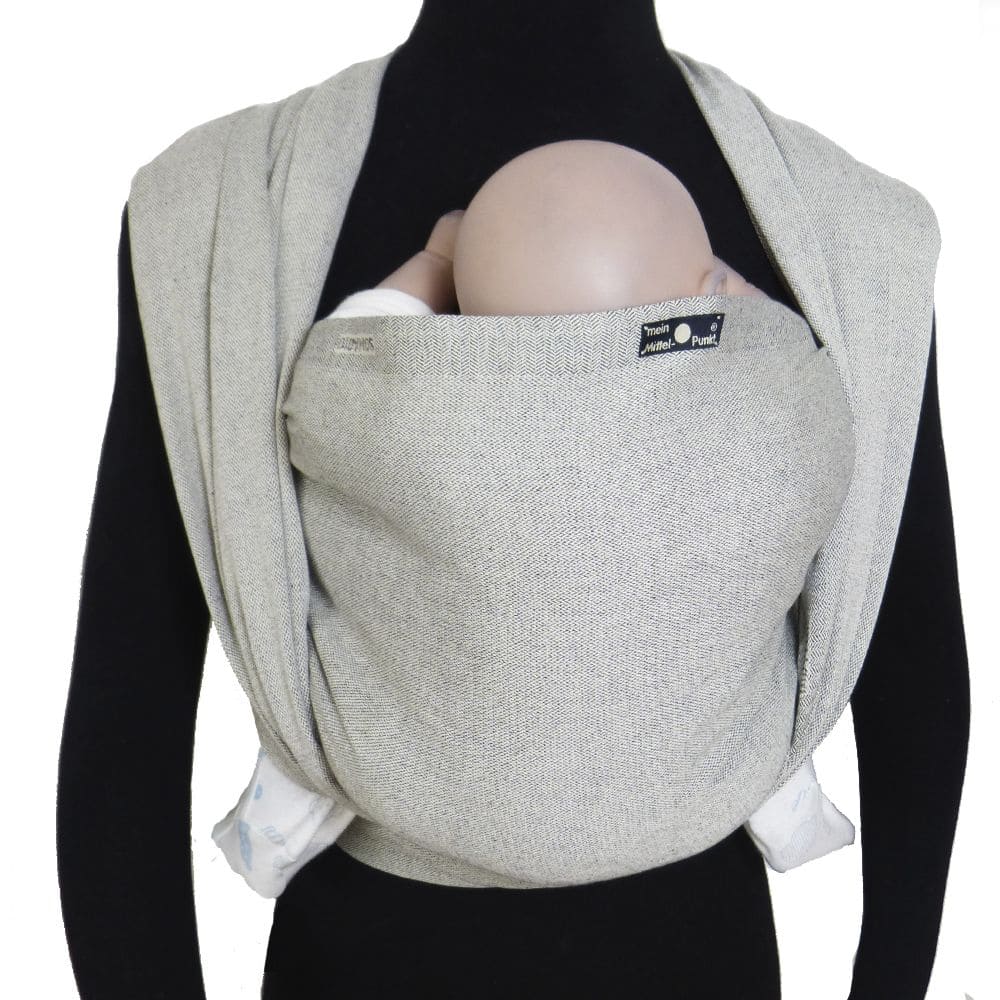 Didymos Babytragetuch - Silber Grösse 7 - Familienbande