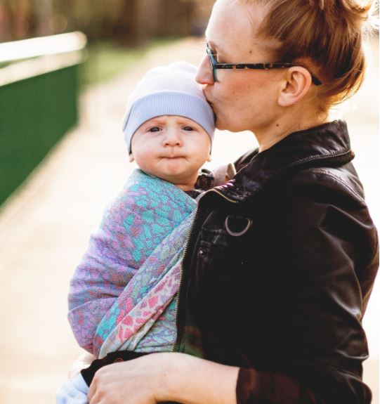Didymos Babytragetuch - Sommermosaik Grösse 4 - Familienbande