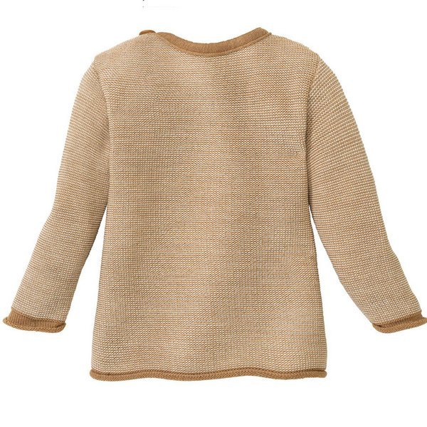 Disana Melange-Pullover - Karamell-Natur Disana