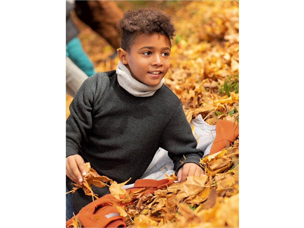 Disana Schlauchschal - Olive-anthrazit Disana