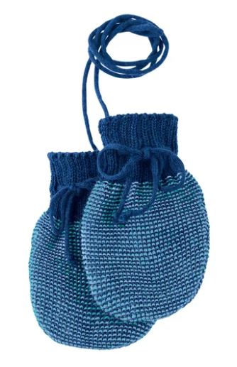 Disana Strick-Handschuhe - Marine-lagoon Disana