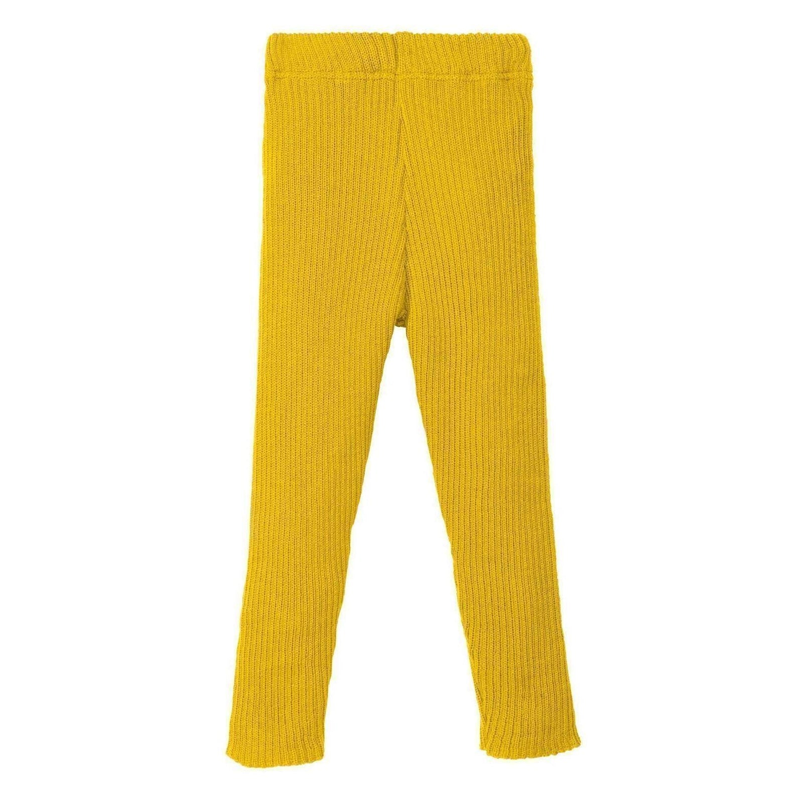 Disana Strick-Leggings - curry Disana