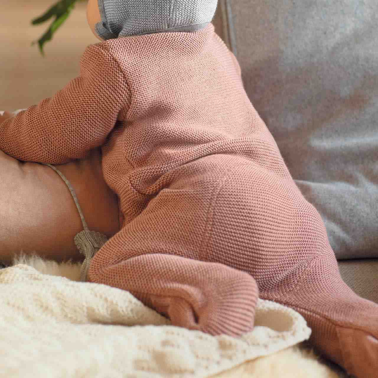 Disana Strick-Overall- grau Disana