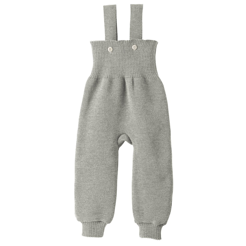 Disana Strick-Trägerhose - grau - Familienbande