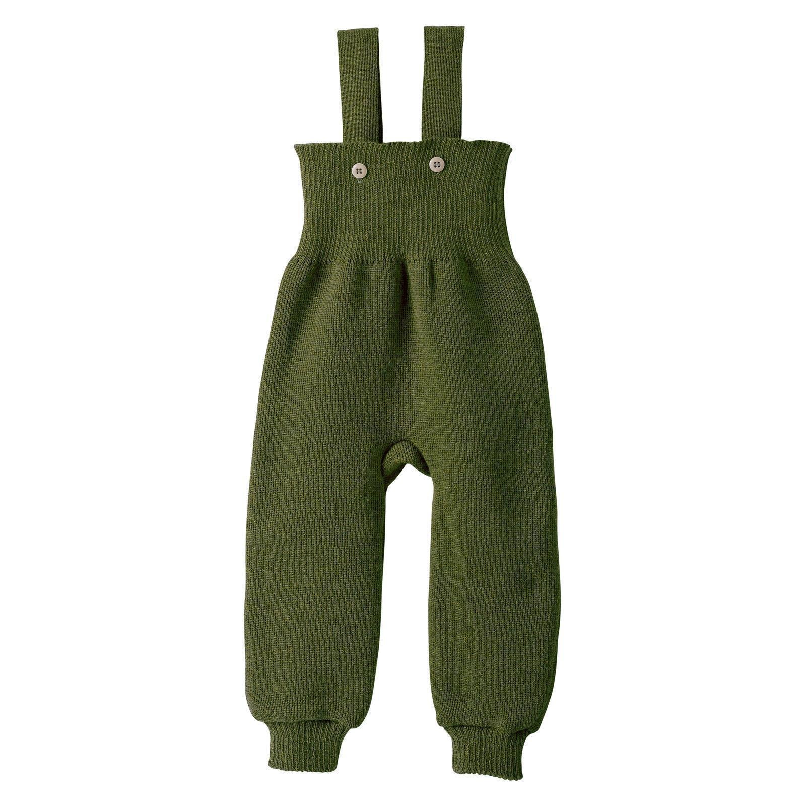 Disana Strick-Trägerhose - oliv Disana