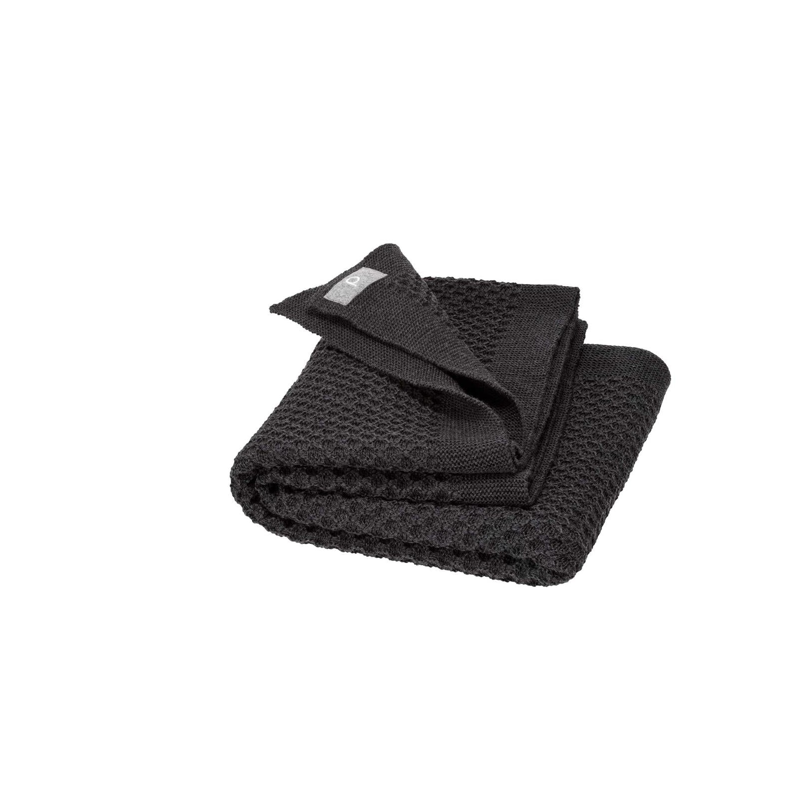 Disana Waben-Strickdecke 80x100cm - anthrazit Disana